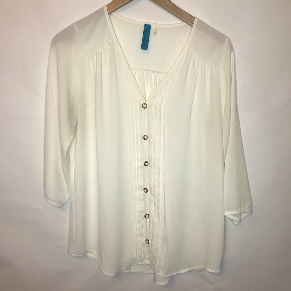 White dress top